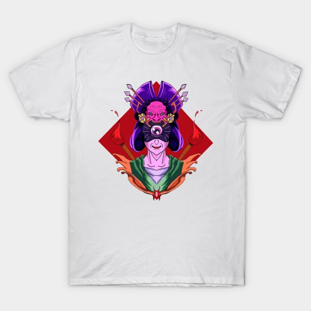 Blind Geisha T-Shirt by roeswan